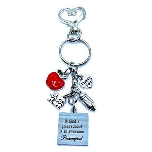 School Principal Keychain Bag Charm Appreciation Gift